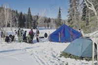 Это серьёзное испытание – ночевать в палатке в 30-градусный мороз!
