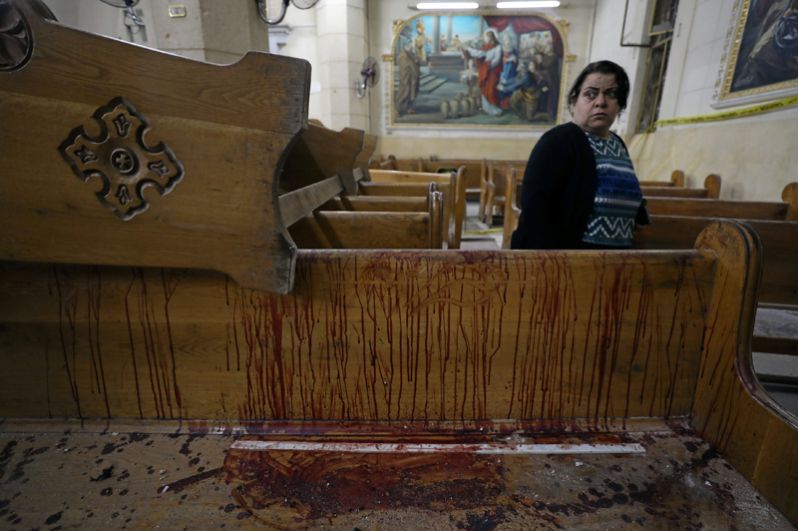 Террорист-смертник подорвался в церкви во время праздничного богослужения.
