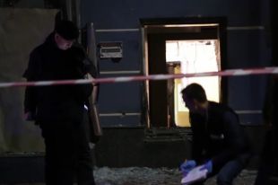 Взрыв на улице Владимирской в Киеве