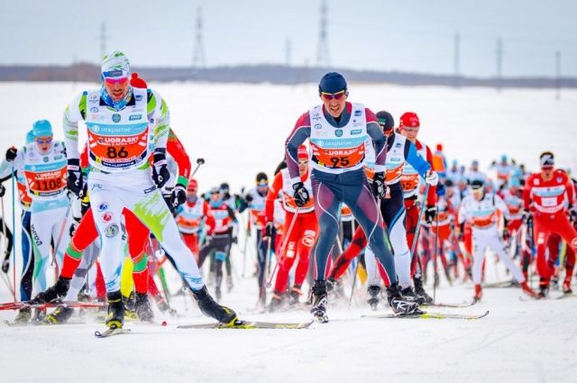 В соревновании участвовало 1,5 тысячи лыжников.