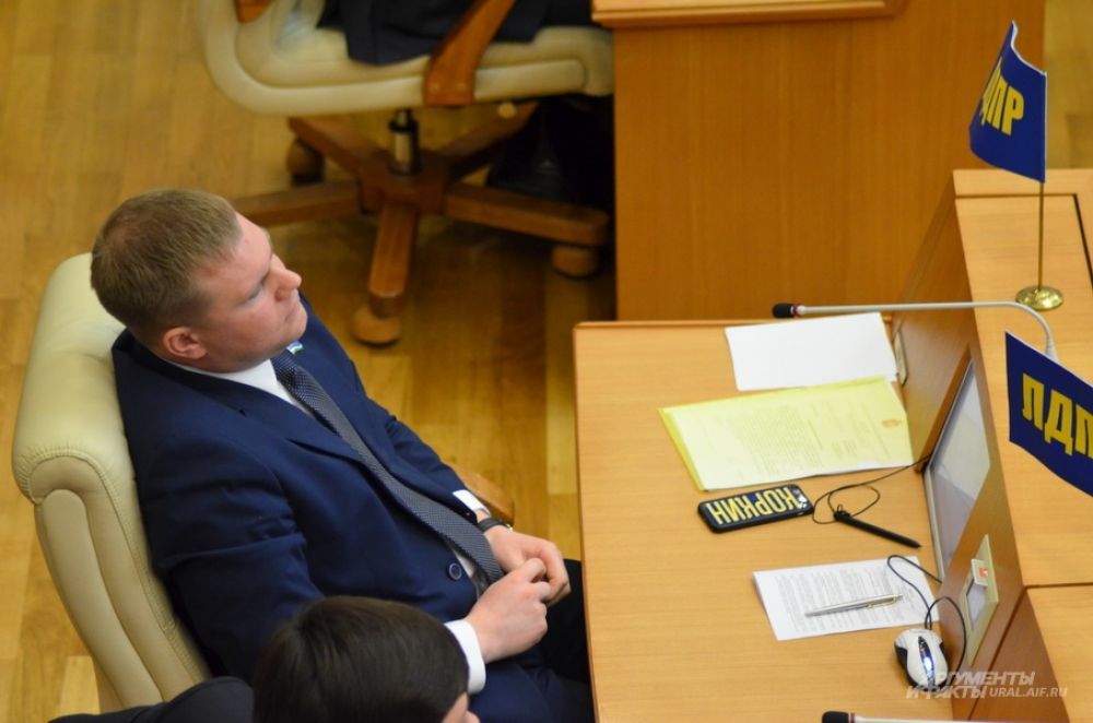 Депутат от фракции ЛДПР Александр Коркин.