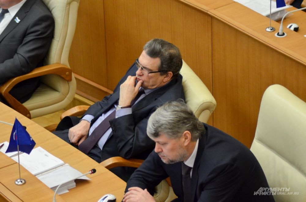 Два Анатолия – Марчевский (слева) и Никифоров, «Единая Россия».