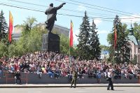 Памятник Ленину в Иркутске.
