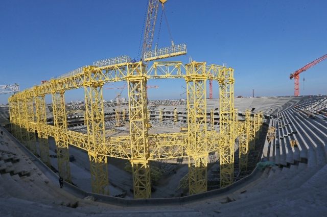 Срок ввода в эксплуатацию стадиона в Калининграде перенесен на 2018 год.