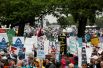 Марш в защиту науки в Вашингтоне.