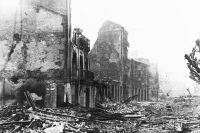 Последствия бомбардировки Герники, 1937 г.
