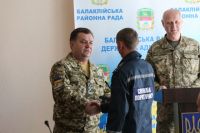 Полторак наградил участников ликвидации последствий взрывов в Балаклее