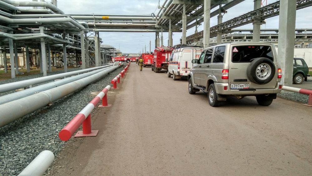 Пожар на ПНОСе в Перми.