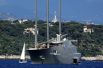 4 мая. Суперъяхта «A», принадлежащая российскому миллиардеру Андрею Мельниченко, в гавани Монако.