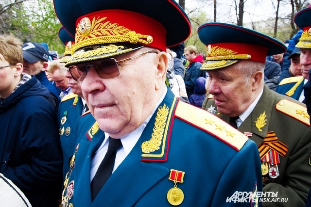 Главные гости праздника - ветераны Великой Отечественной войны
