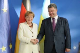 Ангела Меркель и Петр Порошенко