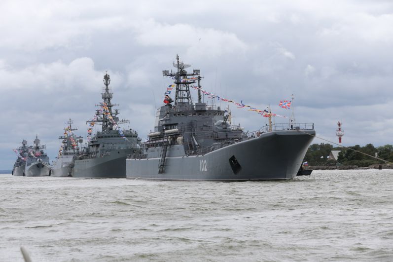 Большой десантный корабль «Калининград» проекта 775. В составе флота - с 1984 года.