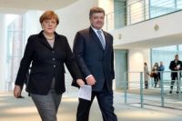 Ангела Меркель и Петр Порошенко