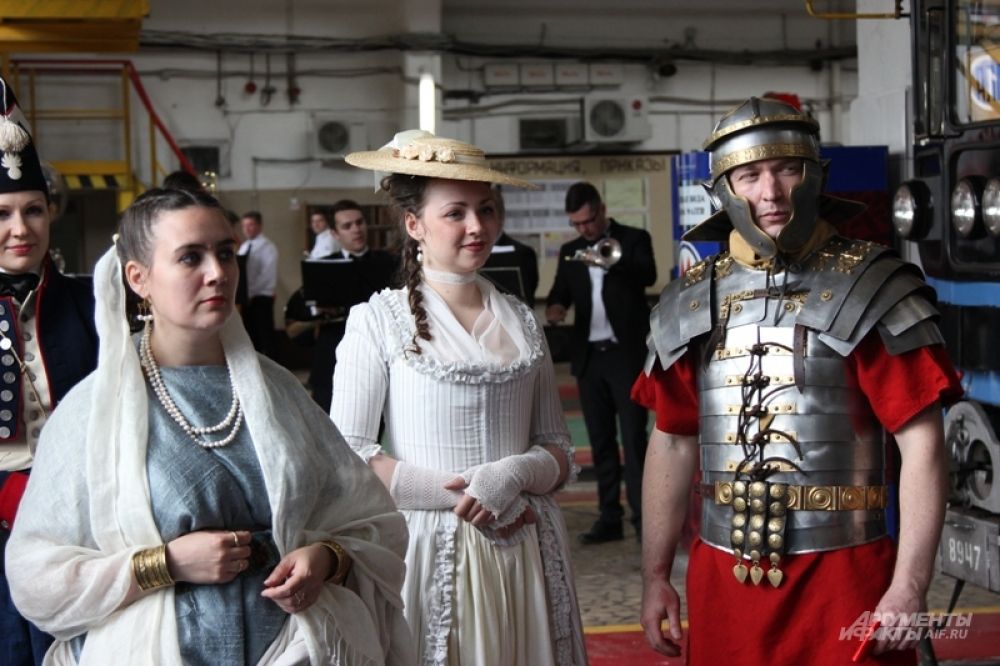 Реконструкторы фестиваля «Времена и эпохи».
