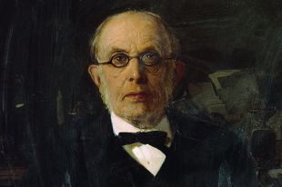 Портрет обер-прокурора Синода К.П. Победоносцева. А.В. Маковский, (1899), Государственный Русский музей.