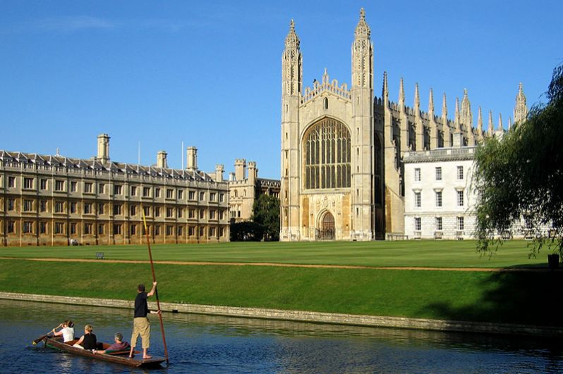 Пятое место — Кембриджский университет, Великобритания. 