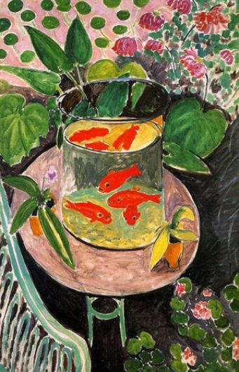 Анри Матисс «Красные рыбы», 1912 год.