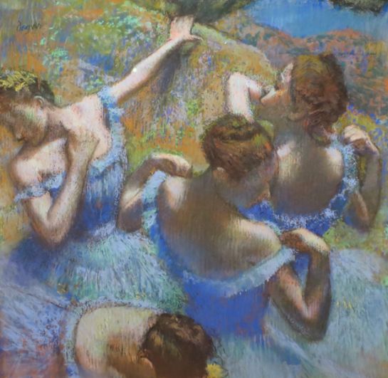 Эдгар Дега «Голубые танцовщицы», около 1898 года.