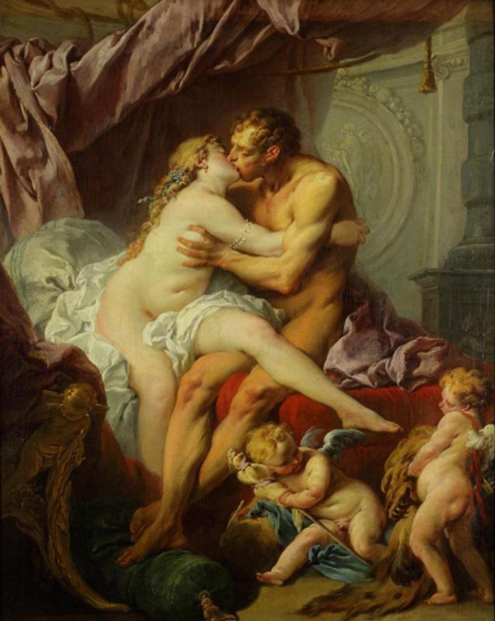Франсуа Буше, «Геркулес и Омфала», 1732-1734 годы.