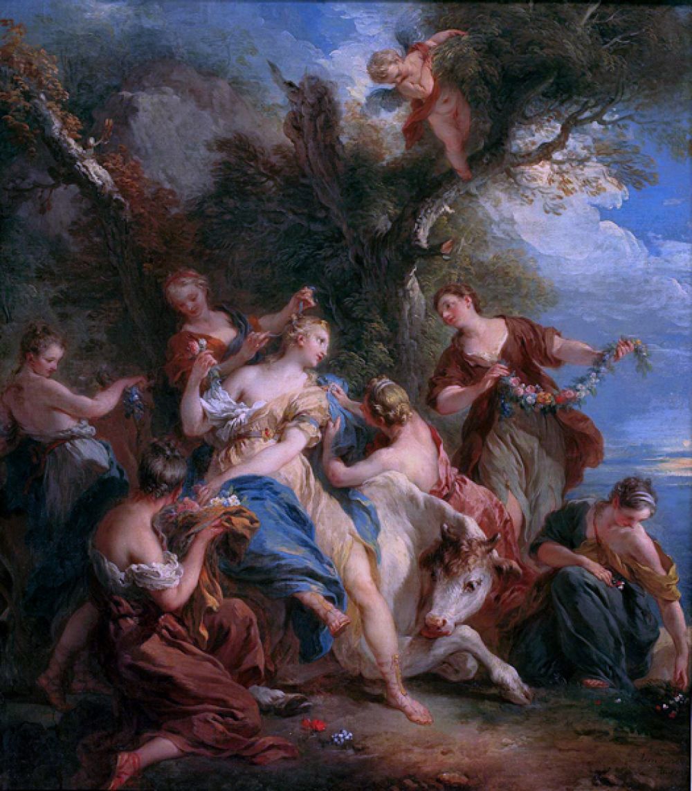 Франсуа Лемуан «Похищение Европы», 1721 год.