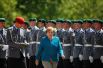 15 июня. Канцлер Германии Ангела Меркель перед встречей с премьер-министром Эстонии Юри Ратасом в Берлине.