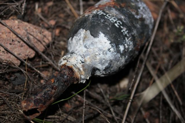 В пригороде Орска мужчина нашел предмет  похожий на гранату
