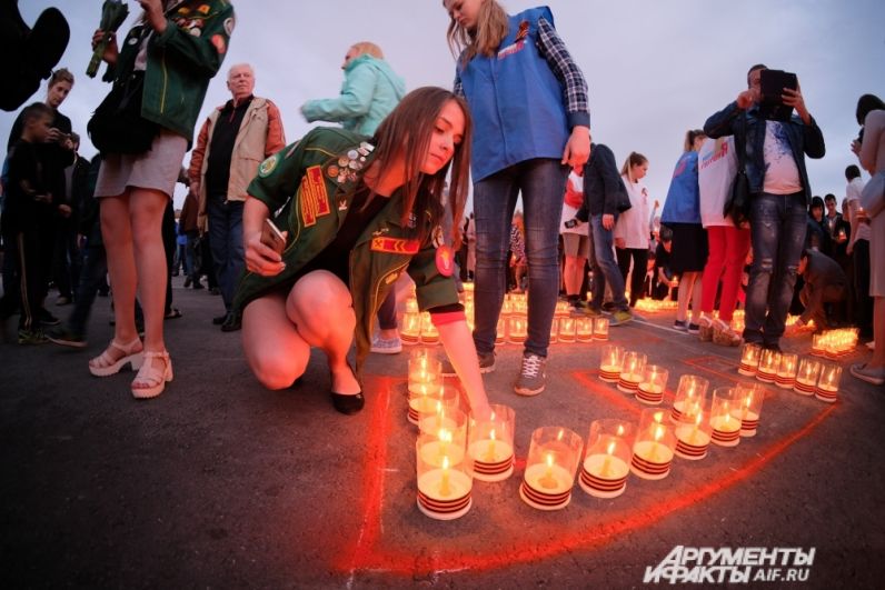 Акция «Свеча Памяти» в Перми