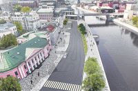 До 2035 г. в Москве обустроят 64 км новых набережных, таких же современных, как недавно благоустроенная Якиманская.