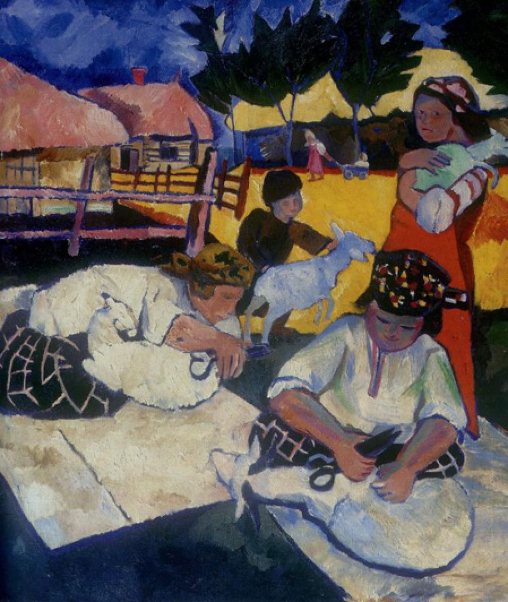 «Стрижка овец», 1907 год.