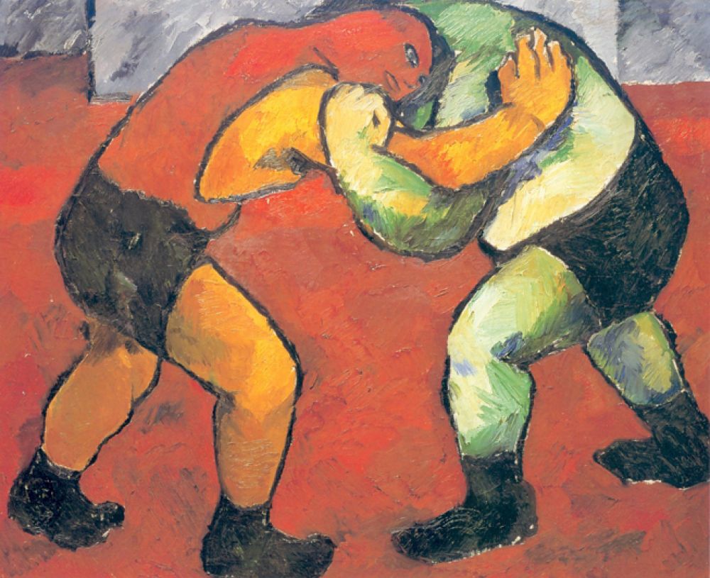 «Борцы», 1908-1909 годы.