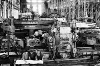 Сборочный цех Коломенского завода тяжёлых станков, 1959 г. Завод выпускал до 200 тяжёлых металлообрабатывающих станков и 20 мощных прессов в год.