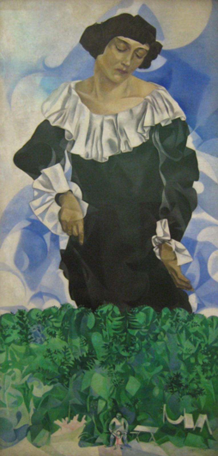 «Белла в белом воротнике», 1917 год.