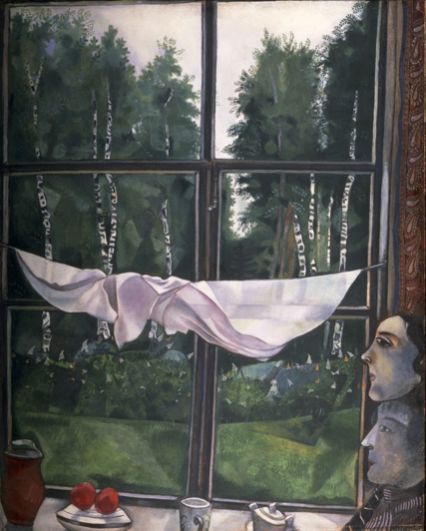«Окно на даче», 1915 год.