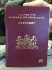 Паспорт гражданина Нидерландов.