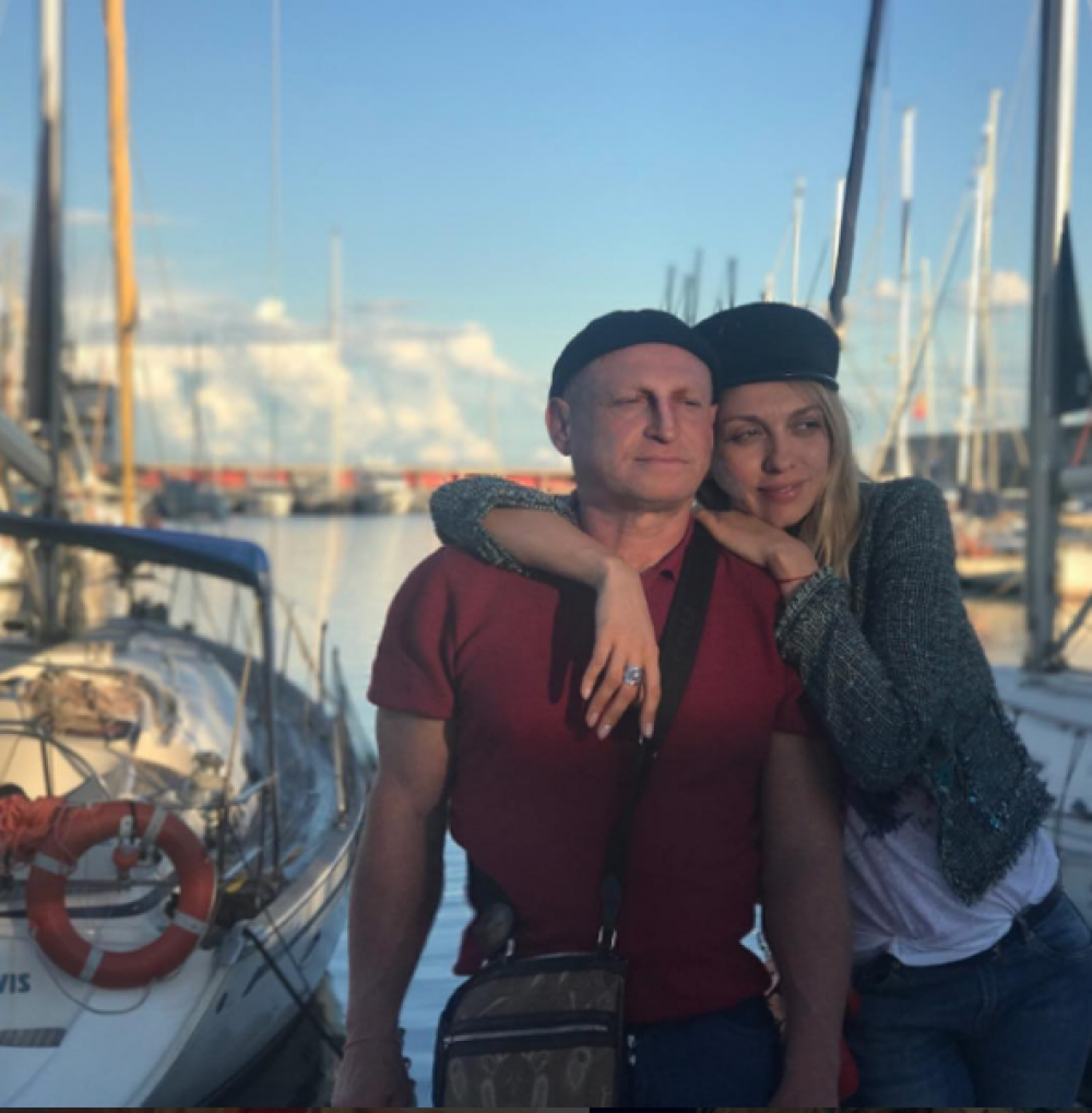 Ольга Полякова с супругом