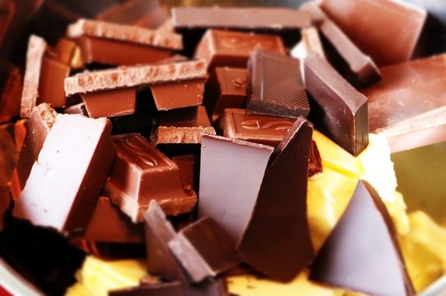 Шоколадный фондан из какао