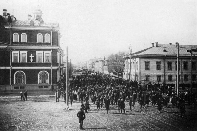 Первое мая 1917 года в Архангельске