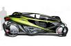 Toyota Nori. Название получила в честь водорослей, а выглядит совсем как жук на колесах. В конструкцию авто добавлена система солнечных батарей.