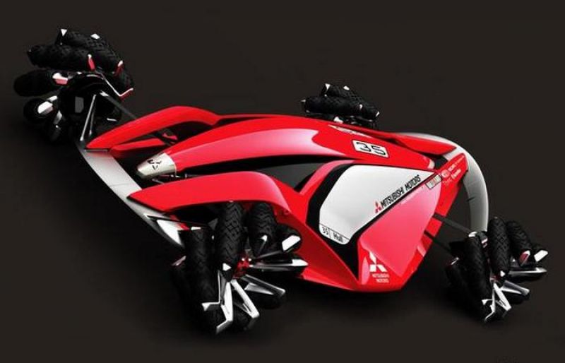 Mitsubishi MMR25. Оригинальный дизайн не может не вызвать удивления даже у самых искушенных автолюбителей. Корпус оборудован камерами и сенсорами, а внутри салона находятся экраны, на которых можно видеть все, что происходит снаружи.