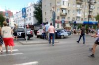 В Тюмени на улице Республики произошло массовое ДТП