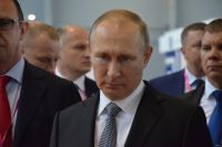 В выставке принял участие президент России Владимир Путин.