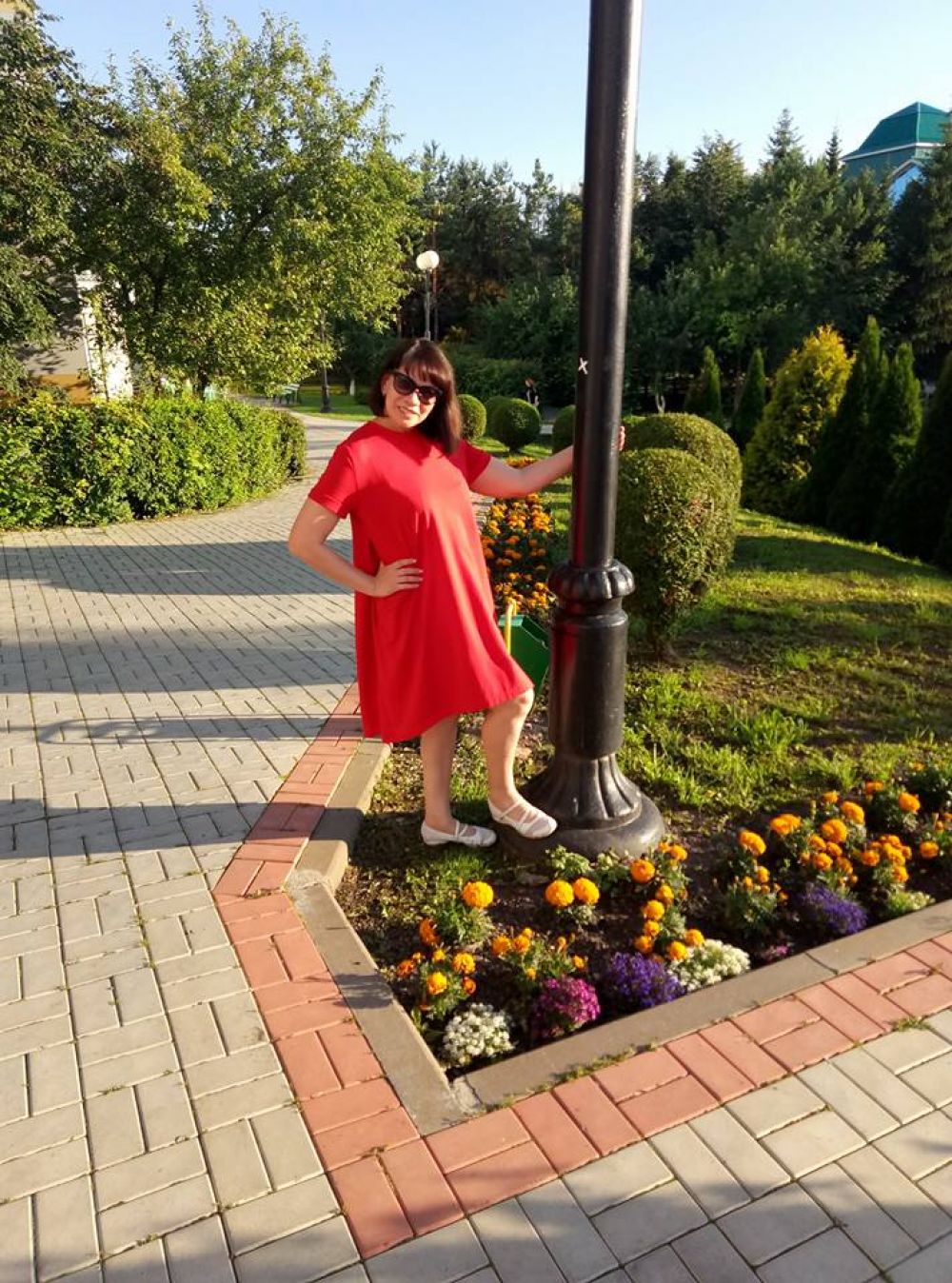 Марина Зубкова на отдыхе в одном из санаториев Татарстана