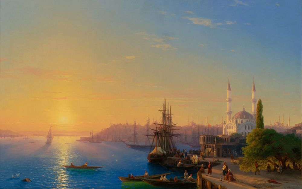 «Вид Константинополя и Босфора», 1856 год.
