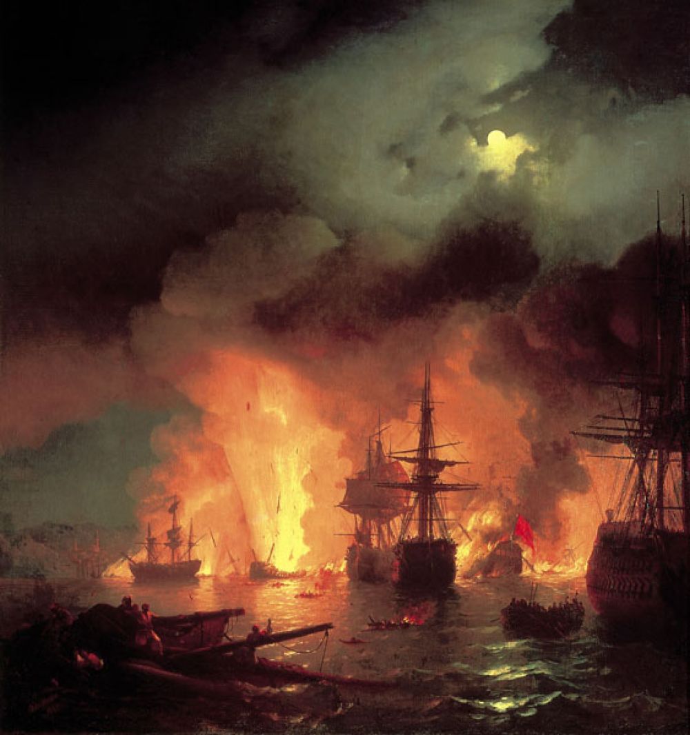«Чесменский бой», 1848 год.