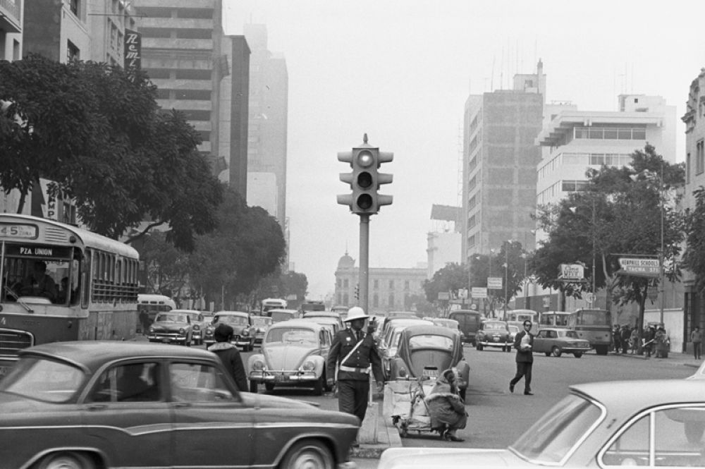 Улица Колмена в Лиме, Перу. 1970 год.
