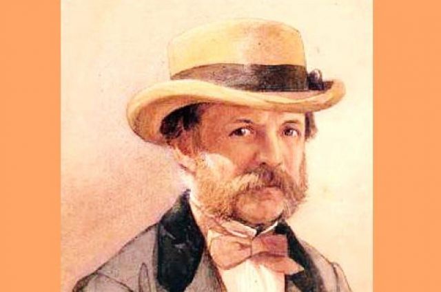 И.А. Гончаров. Портрет работы И. Раупова. 1868 г.
