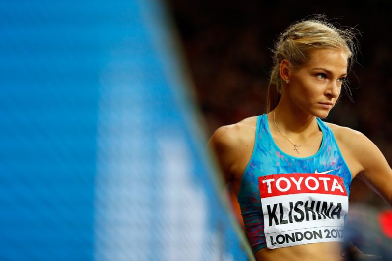 Российская спортсменка Дарья Клишина выиграла серебро в прыжках в длину.
