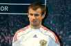 Сергей Семак (2008–2009 годы). Сыграл 17 матчей в качестве капитана сборной России.