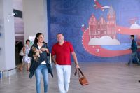 Путину показали новый терминал калининградского аэропорта «Храброво».