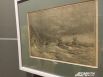 Рисунок Алексея Троицкого «Буря на море» – копия картины Ивана Айвазовского. 
